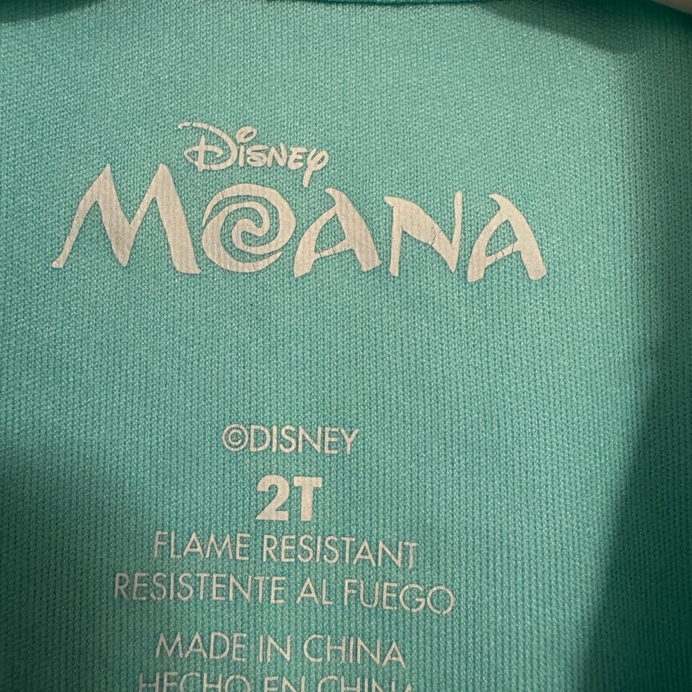 Disney Moana Teal Nightgown - Picture 3 of 5